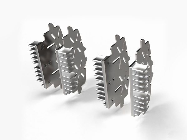 Brake Caliper Cooling Fins/Heat Sinks for Brembo Stylema®, M50 and M4 - BPR01 DBK