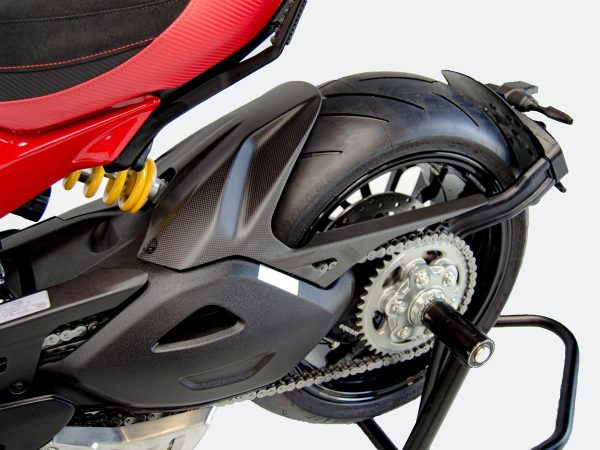 Diavel V4 Carbon Fiber Rear Wheel Hugger/Fender, Matte - CRB80O DBK