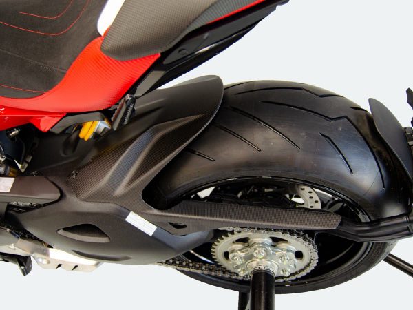 Diavel V4 Carbon Fiber Rear Wheel Hugger/Fender, Matte - CRB80O DBK