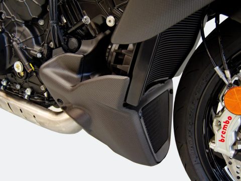 Diavel V4 Carbon Fiber Front Lower Cowling, Matte - CRB82O DBK
