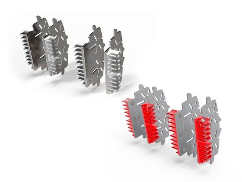 Brake Caliper Cooling Fins/Heat Sinks for Brembo Stylema®, M50 and M4 - BPR01 DBK