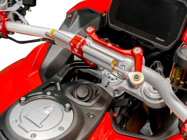 Multistrada V4 Pikes Peak/RS Steering Damper Bracket – SAS18 DBK/Ducabike