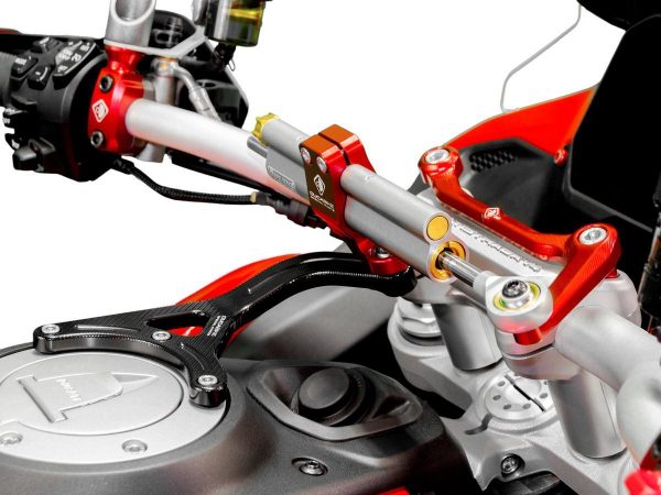Multistrada V4 Pikes Peak/RS Steering Damper Bracket – SAS18 DBK/Ducabike