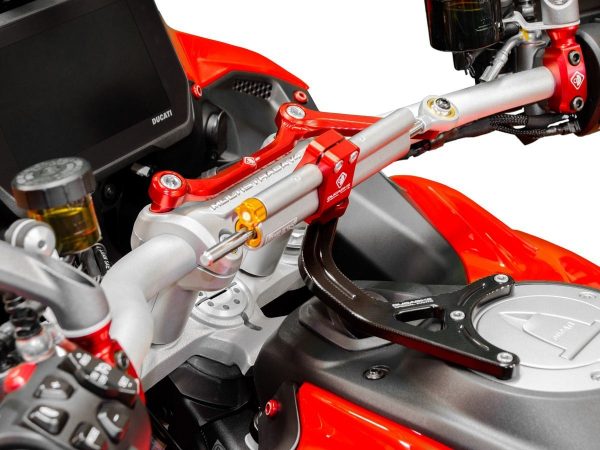Multistrada V4 Pikes Peak/RS Steering Damper Bracket – SAS18 DBK/Ducabike