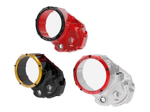 Ducati Monster 937/Multistrada V2/DesertX Clear Clutch Cover - CCDV10 DBK