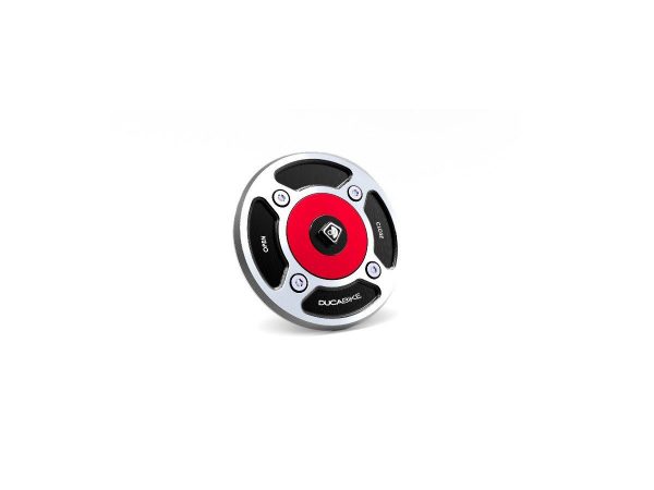 Ducati Gas Cap with carbon fiber key - TSB07 DBK - Image 2