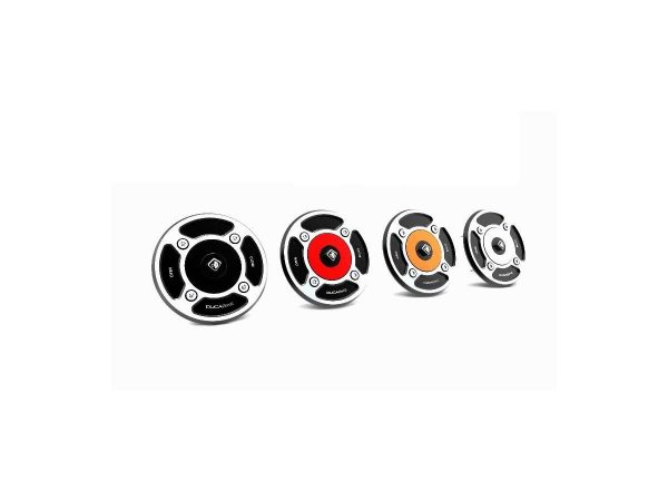 Ducati Gas Cap with carbon fiber key - TSB07 DBK