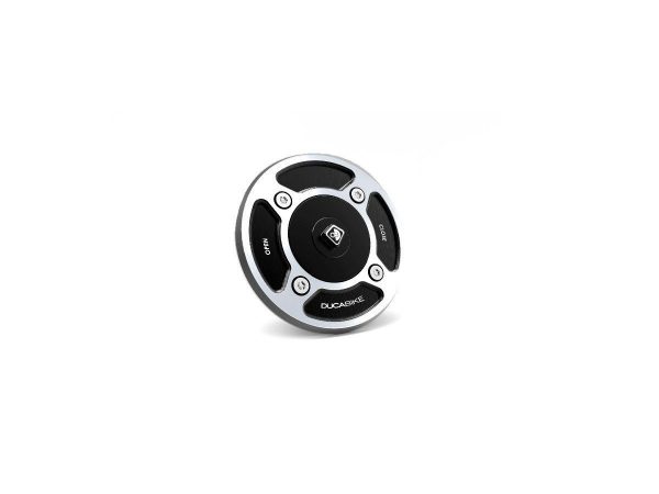 Ducati Gas Cap with carbon fiber key - TSB07 DBK - Image 3