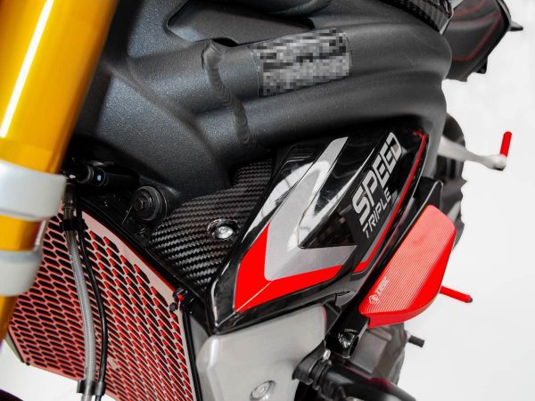 Speed Triple 1200 Radiator Upper Cover Carbon Fiber – CRB68L DBK