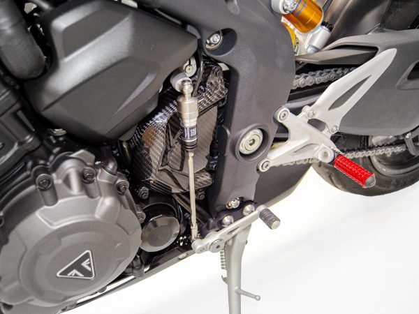 Speed Triple 1200 RS/RR Cover Carbon Front Sprocket, Glossy - CRB70L DBK
