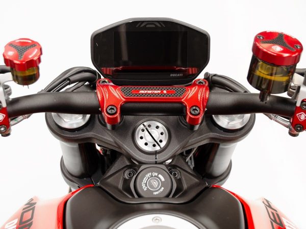 Monster 937 Handlebar Top Clamp – BM16 DBK