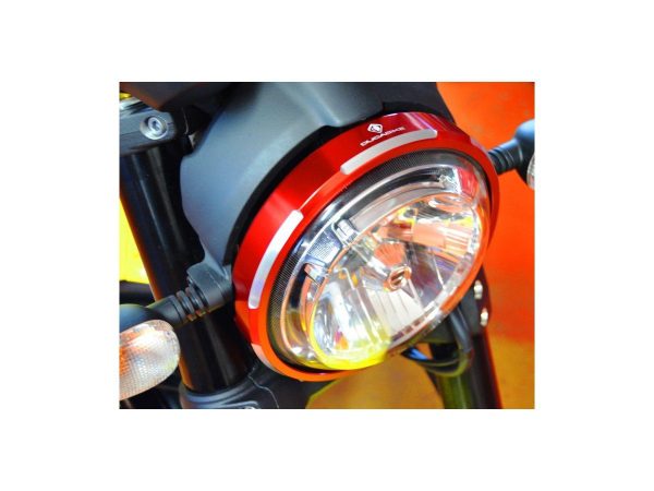 Ducati Scrambler Headlight Bezel/Ring – CFSCRA01 DBK