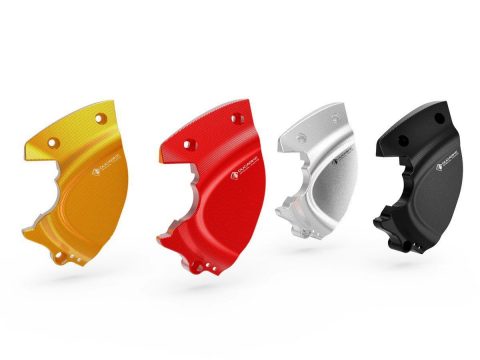 DesertX/Hypermotard 950/Monster 937/Scrambler Front Sprocket Cover - CP12 DBK