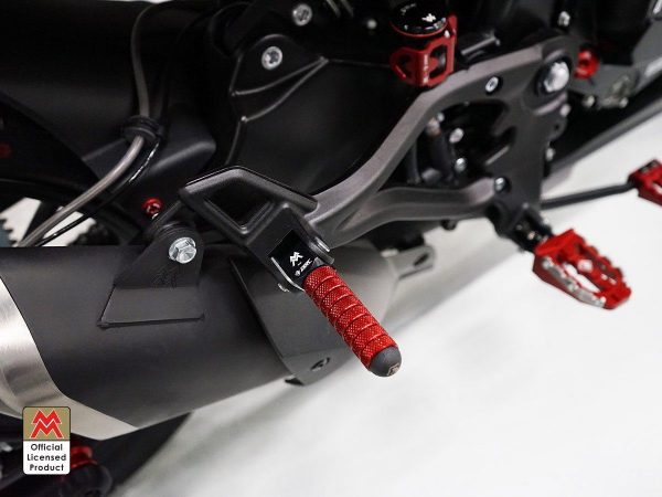 Moto Morini Seiemmezo/XCape 650 Passenger Foot Peg Adapters - KAPM09D DBK