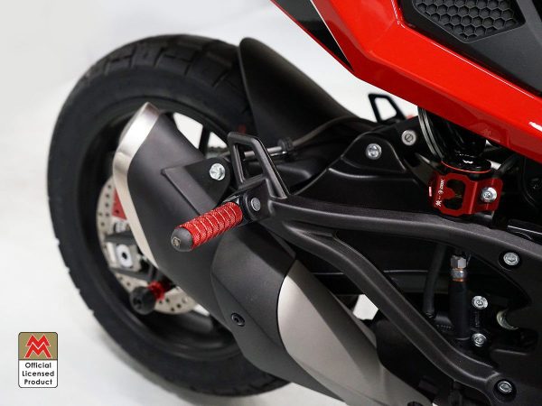 Moto Morini Seiemmezo/XCape 650 Passenger Foot Peg Adapters - KAPM09D DBK