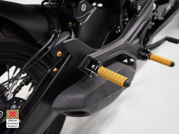 Moto Morini Seiemmezo/XCape 650 Passenger Foot Peg Adapters - KAPM09D DBK