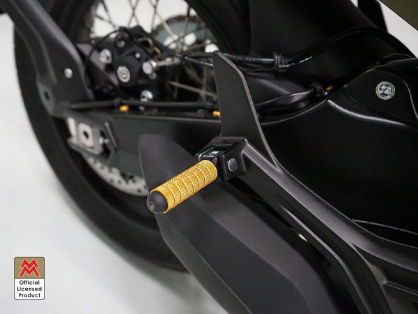 Moto Morini Seiemmezo/XCape 650 Passenger Foot Peg Adapters - KAPM09D DBK