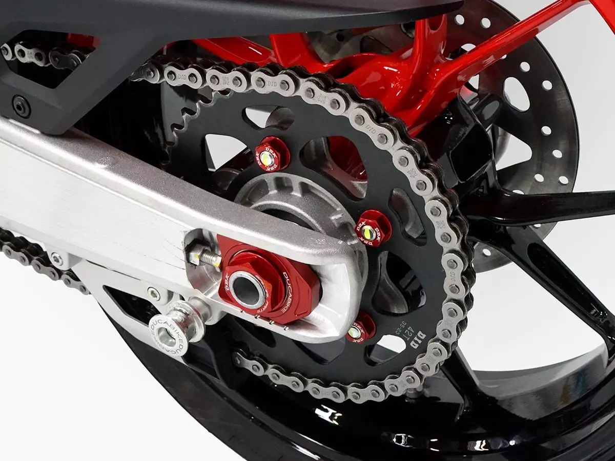 Monster/Hypermotard/Panigale Sprocket Carrier Nuts - 5DSB01 DBK