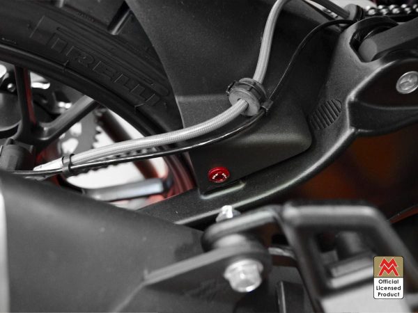 Seiemmezzo/XCape 650 Rear Fender Bolt Set - KVT53 DBK