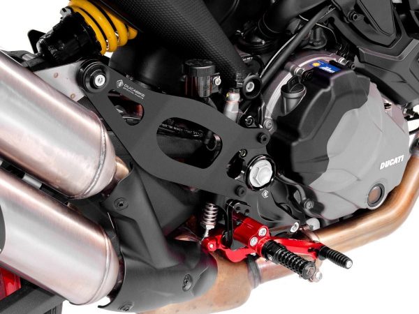 Ducati Monster 937 Aluminum Heel Guards – PMM93701D DBK/Ducabike