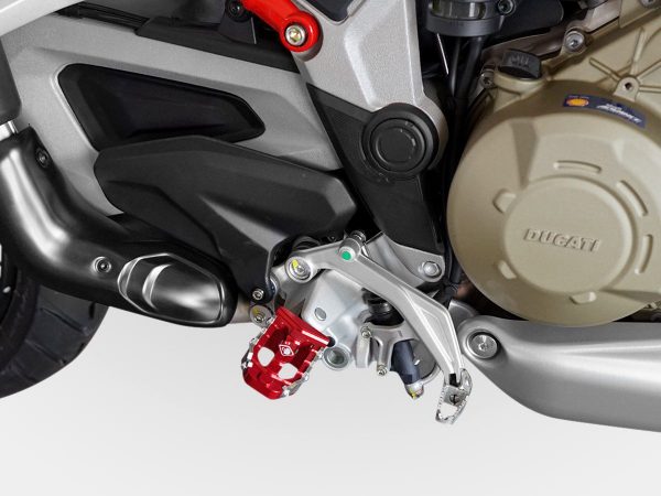 Ducati Footrests, Adjustable - PPDV10 DBK/Ducabike