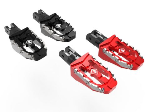 Ducati Footrests, Adjustable - PPDV10 DBK/Ducabike
