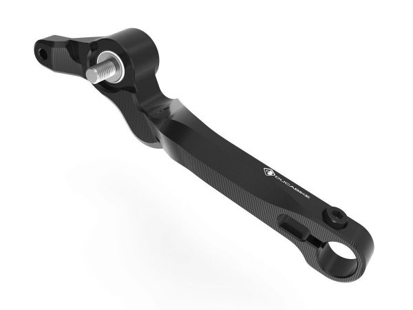 Monster 937 rear brake lever RPLF23 DBK with black anodized finish and ergonomic design.