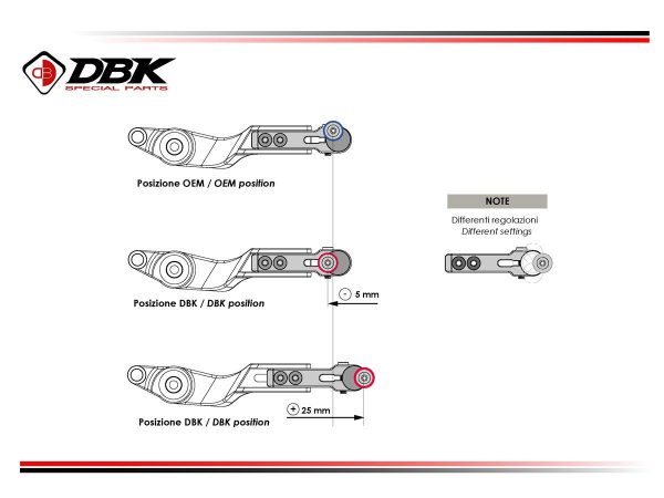 BMW R1300GS Rear Brake Lever – RPLF26 DBK