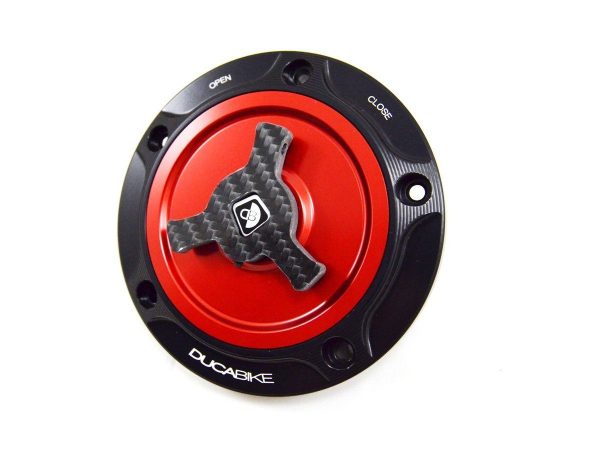 Monster 1200/937 Super Sport 936/950 Gas Cap w/carbon fiber Key - TSB06 DBK
