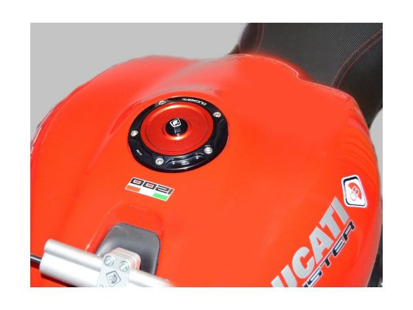 Monster 1200/937 Super Sport 936/950 Gas Cap w/carbon fiber Key - TSB06 DBK