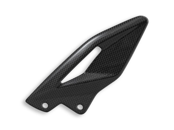 Triumph Street Triple 765 R/S/RS Heel Guards, Glossy Carbon Fiber – CRB90L DBK