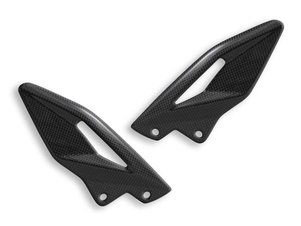 Triumph Street Triple 765 R/S/RS Heel Guards, Glossy Carbon Fiber – CRB90L DBK