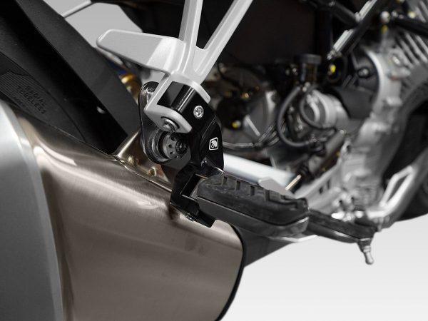 Moto Guzzi V100 Mandello Passenger Foot Peg Adapters, Comfort – PAP04 DBK