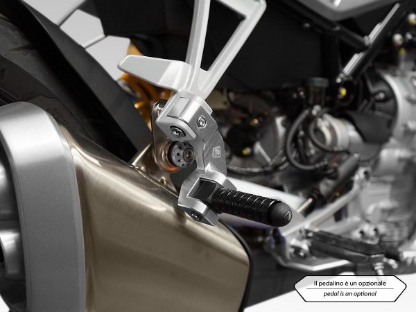 Moto Guzzi V100 Mandello Passenger Foot Peg Adapters, Comfort – PAP04 DBK
