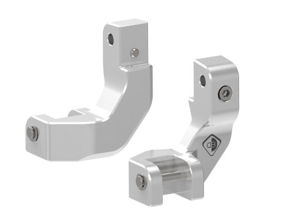 Moto Guzzi V100 Mandello Passenger Foot Peg Adapters, Comfort – PAP04 DBK