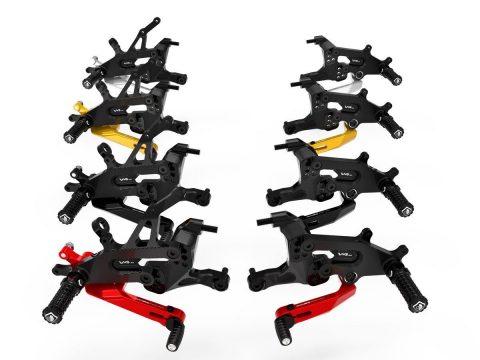 Ducati Streetfighter V4 Rearsets, Adjustable – PRSFV401 DBK/Ducabike