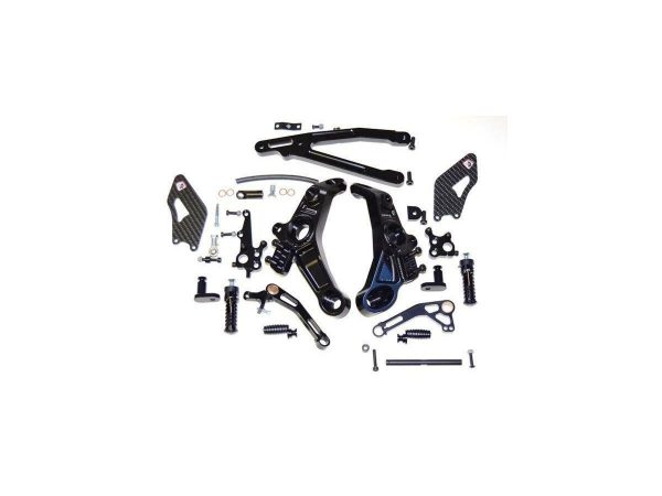 Monster 1200/821 Adjustable Rearsets - PRM1201 DBK/Ducabike - Image 5