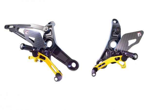 Monster 1200/821 Adjustable Rearsets - PRM1201 DBK/Ducabike - Image 3