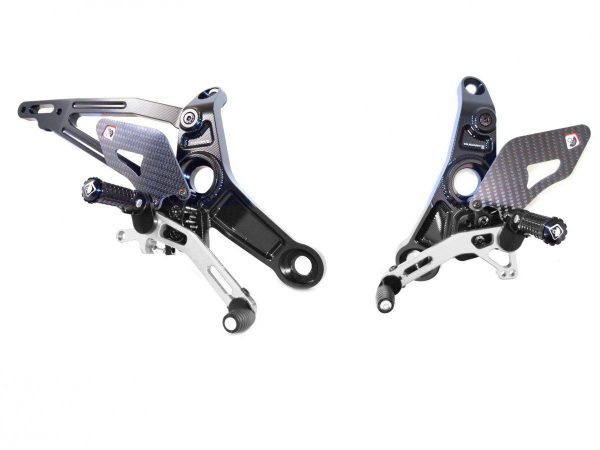 Monster 1200/821 Adjustable Rearsets - PRM1201 DBK/Ducabike - Image 2