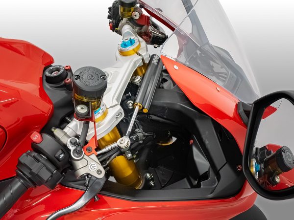 2025 Panigale V2 Steering Damper Bracket - SAS23D DBK