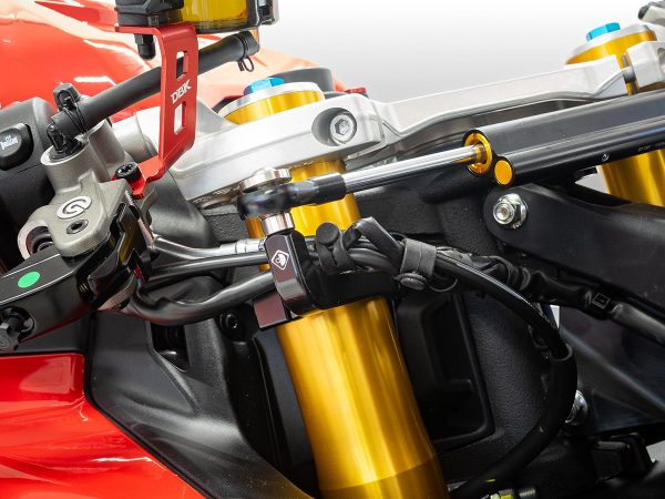 2025 Panigale V2 Steering Damper Bracket - SAS23D DBK