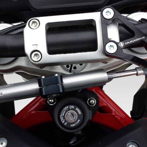 Hypermotard-1100-Steering-Damper-Bracket-sas01-dbk