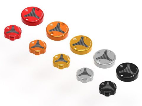 Ducati/Moto Guzzi/KTM Front Reservoir Caps – TLS01 DBK