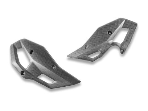 BMW R1300GS Carbon Fiber Heel Guards, Matte – CRB181O DBK