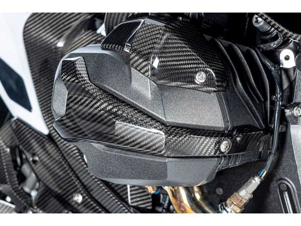 BMW R1300GS Carbon Fiber Valve Cover Guards, glossy – CRB184L DBK