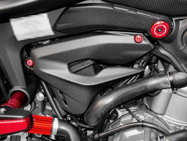 Monster 937 Carbon Fiber Side Covers, Matte - CRB03O DBK