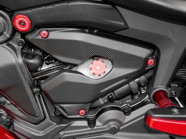 Monster 937 Carbon Fiber Side Covers, Matte - CRB03O DBK