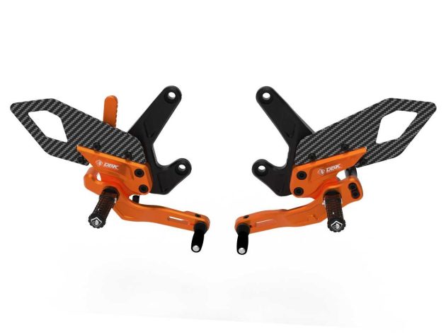 KTM 990 Duke Adjustable Rearsets - PRKTM01 DBK