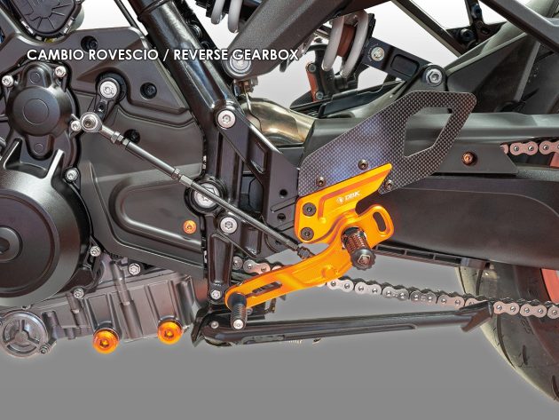 KTM 990 Duke Adjustable Rearsets - PRKTM01 DBK