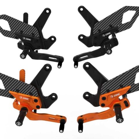 KTM 990 Duke Adjustable Rearsets - PRKTM01 DBK